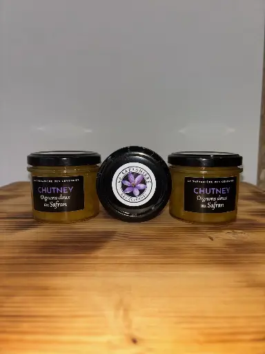 LA SAFRANIERE - Chutney - Oignons doux 120g