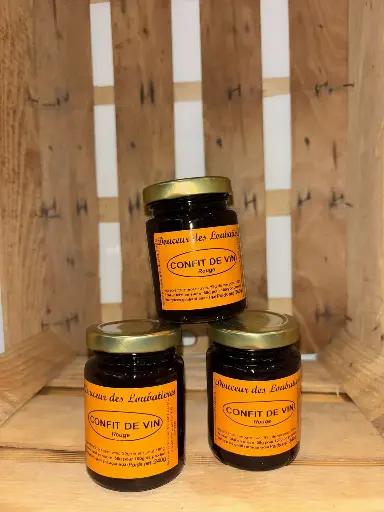 LOUBATIERES - Confit de vin rouge 125g